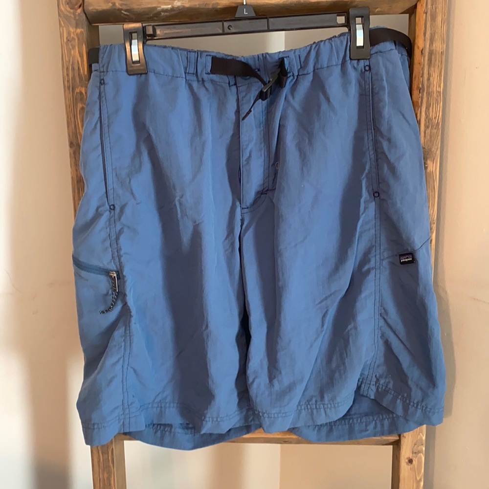 Blue Patagonia hiking shorts. No rips, stains. In great condition